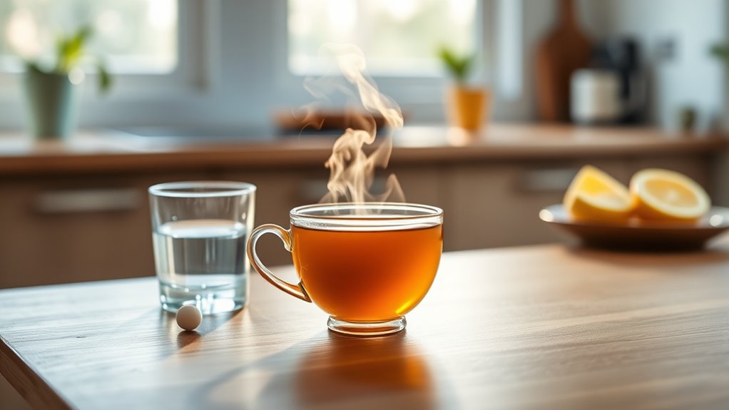tea supports fasting health
