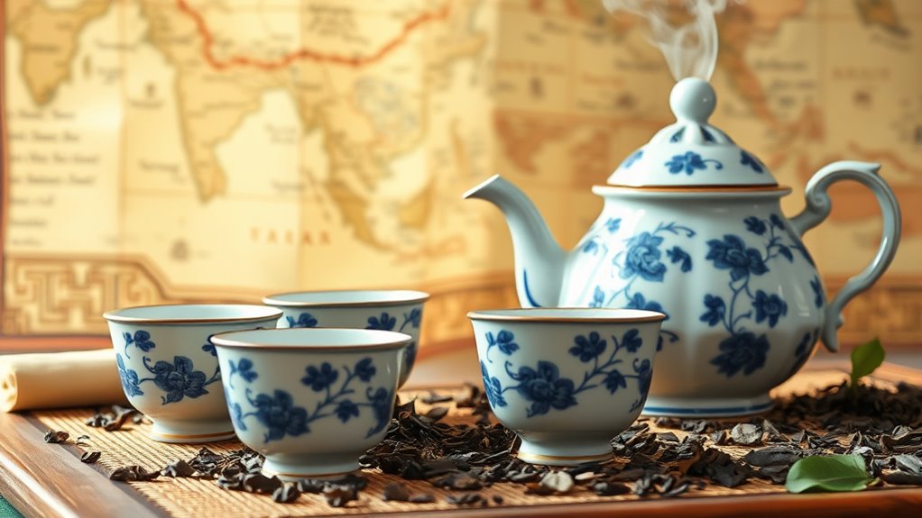 tea trade shaping world routes
