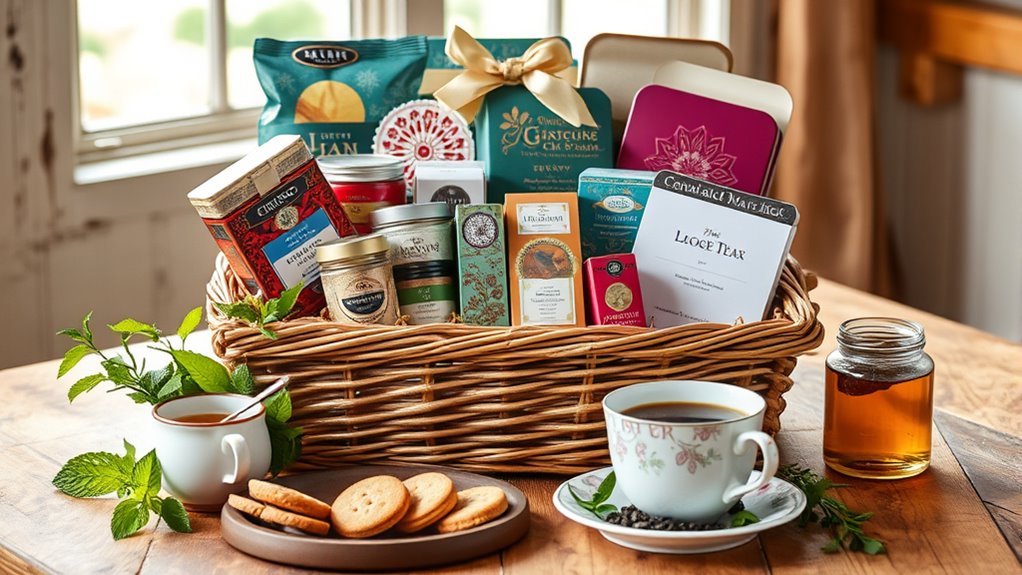 thoughtful tea gift assembly