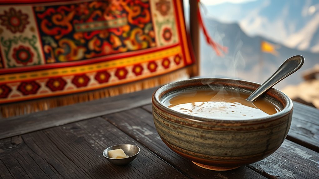 traditional tibetan butter tea