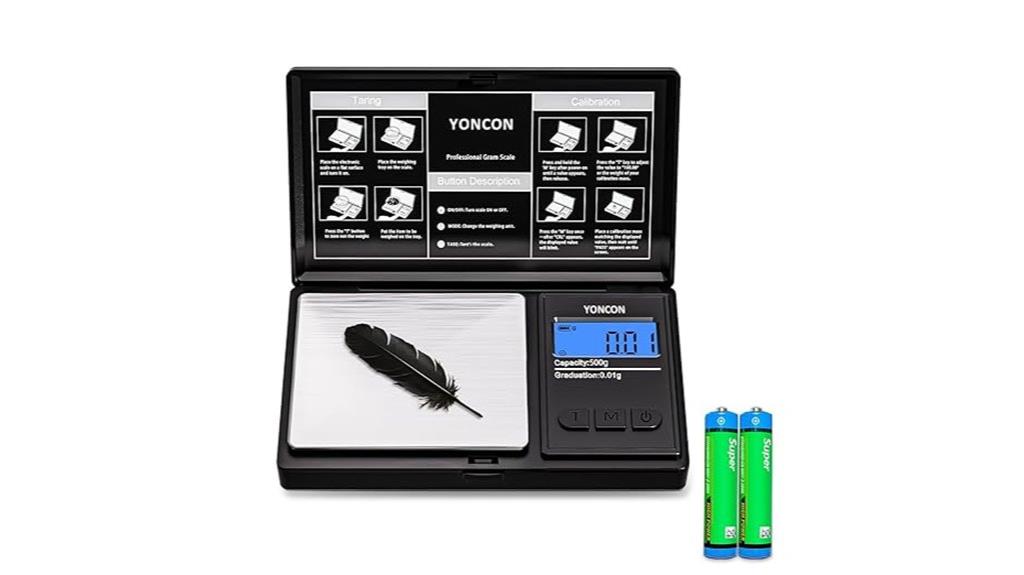 500g lcd jewelry scale