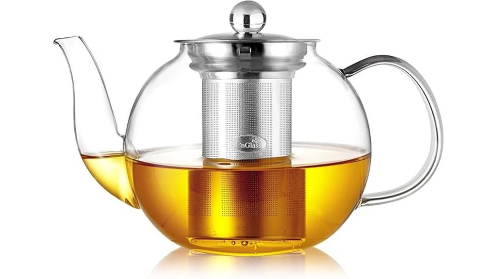 900ml glass teapot