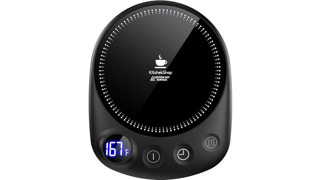 adjustable temperature mug warmer