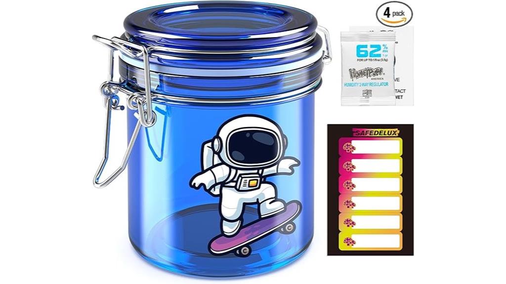 airtight spice and coffee jar