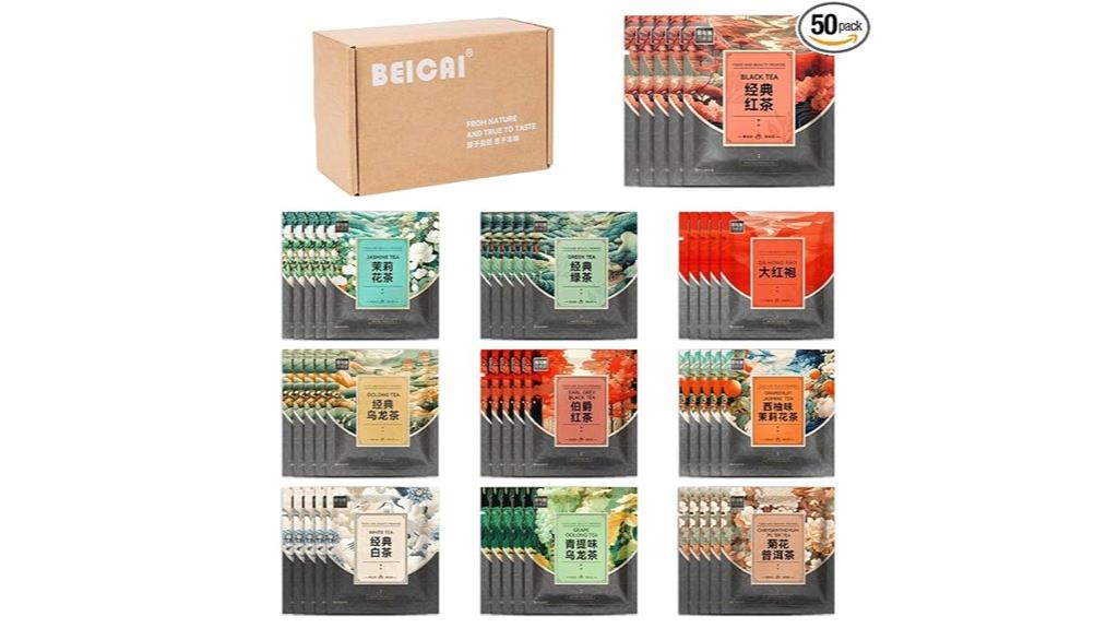 assorted tea bag pack