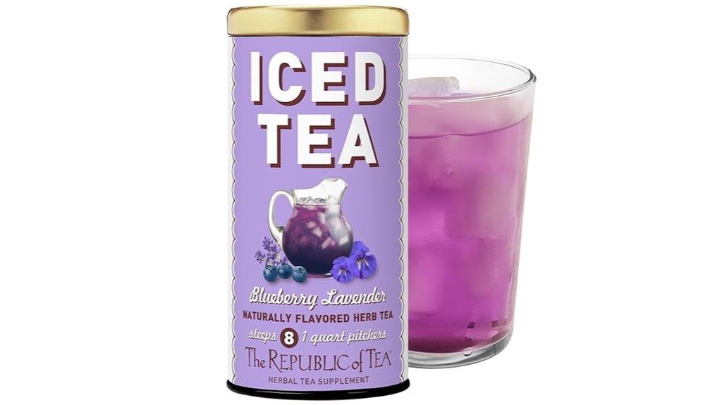 blueberry lavender iced tea