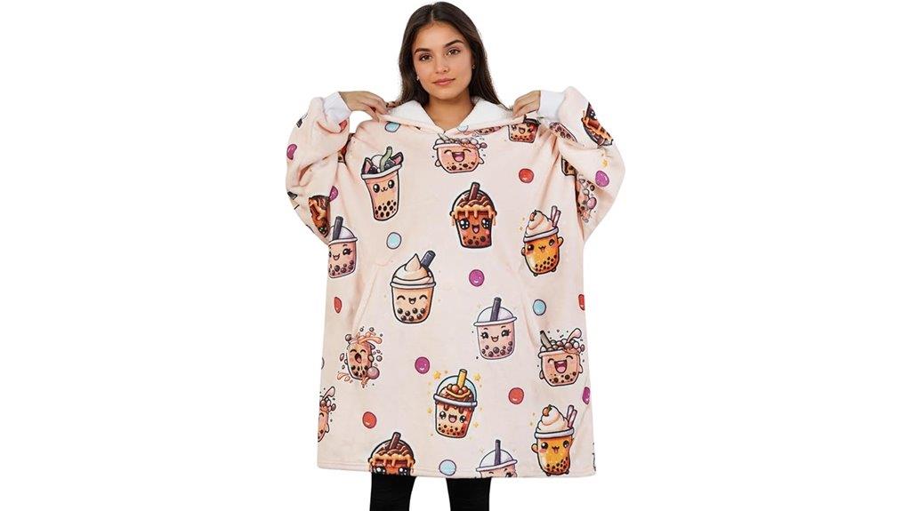 boba milk tea hoodie