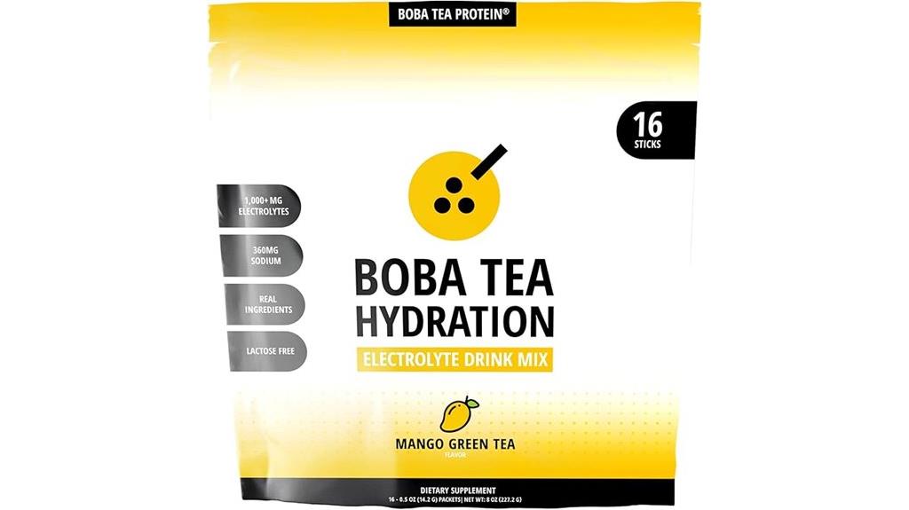 boba tea electrolyte drink