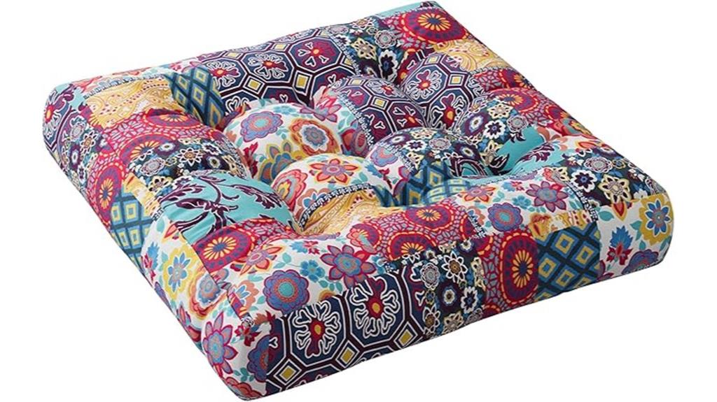 boho 22x22 meditation pillow