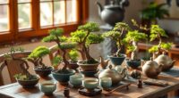 bonsai kits and tea decor