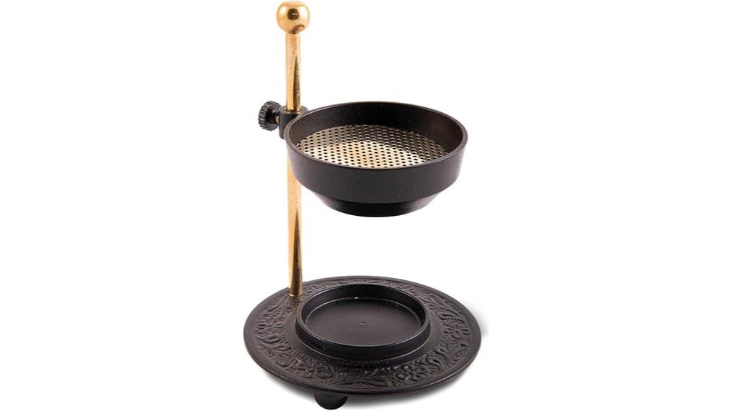 brass tealight candle holder