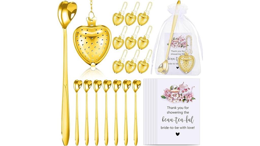 bridal favors with hearts