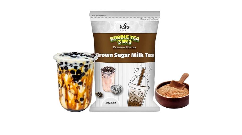 brown sugar milk tea powder