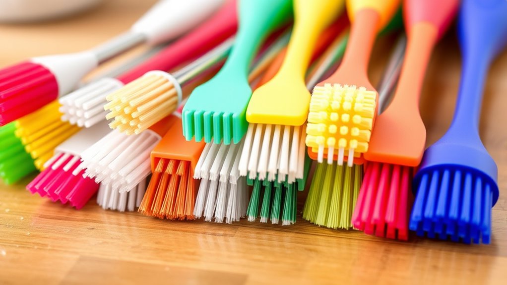 brush material handle design