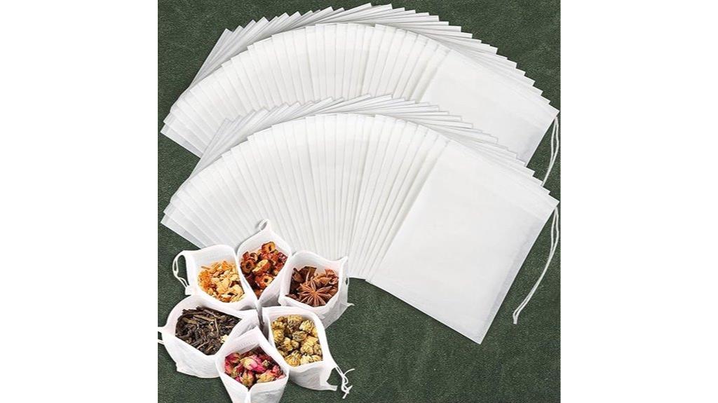 bulk pack of empty tea bags