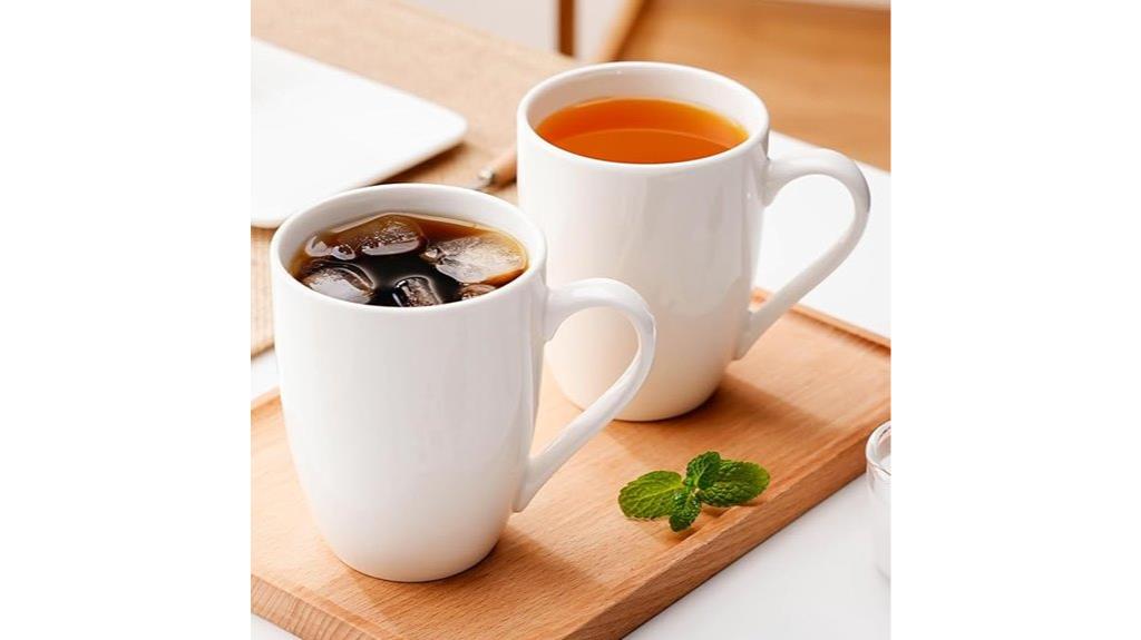 ceramic coffee mug pair