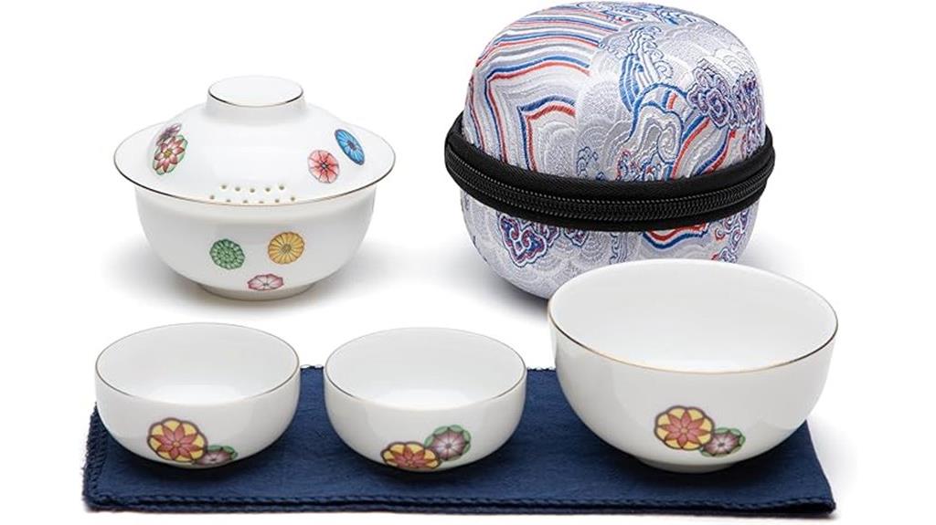 ceramic gaiwan tea set