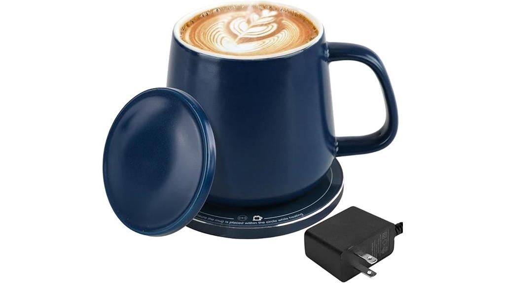 ceramic mug with charger