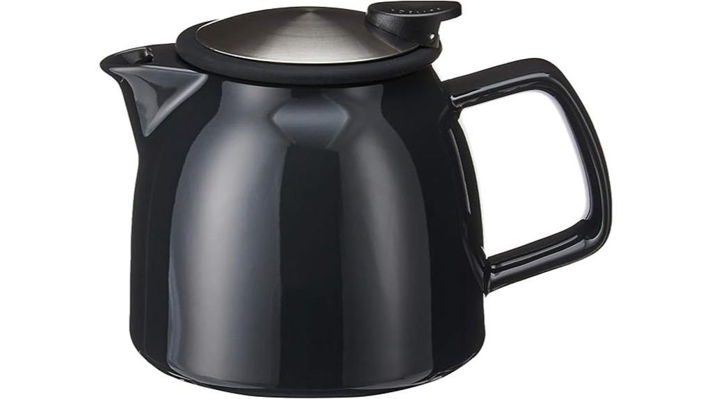 ceramic teapot with infuser