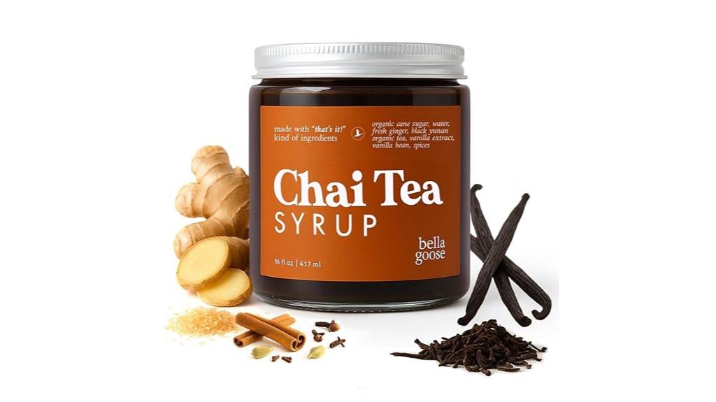 chai syrup for coffee