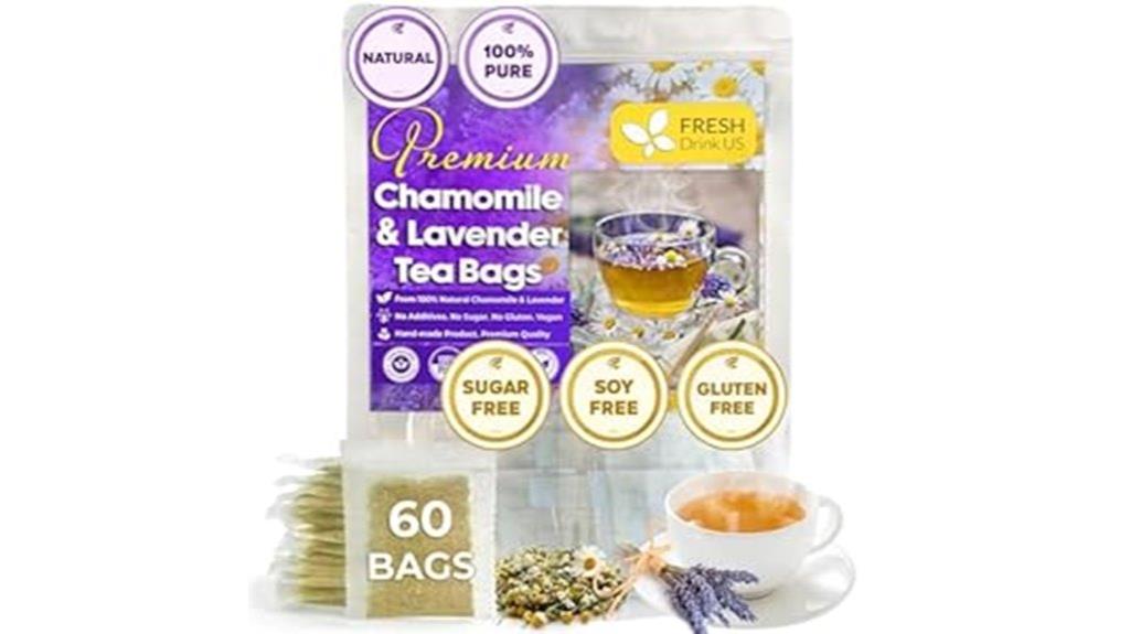 chamomile lavender tea bags