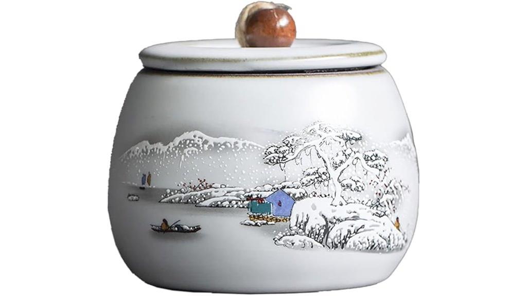 chinese ceramic tea container