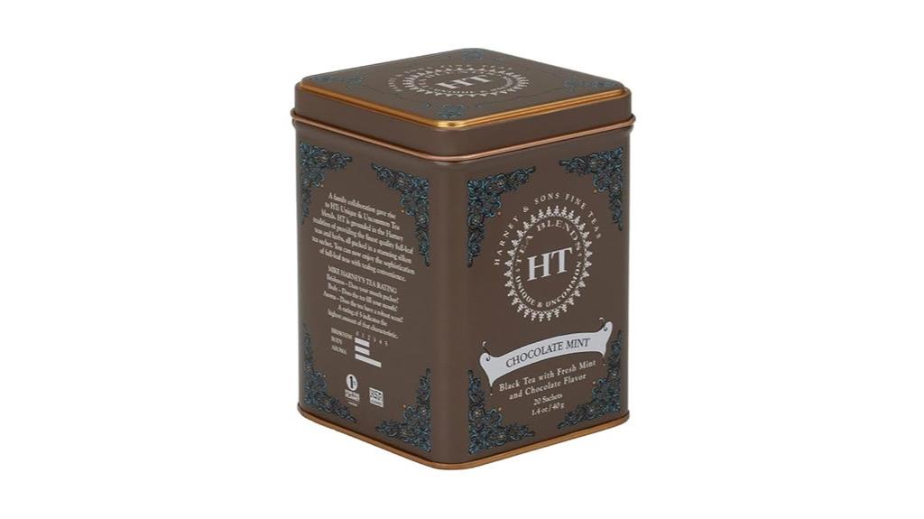 chocolate mint black tea