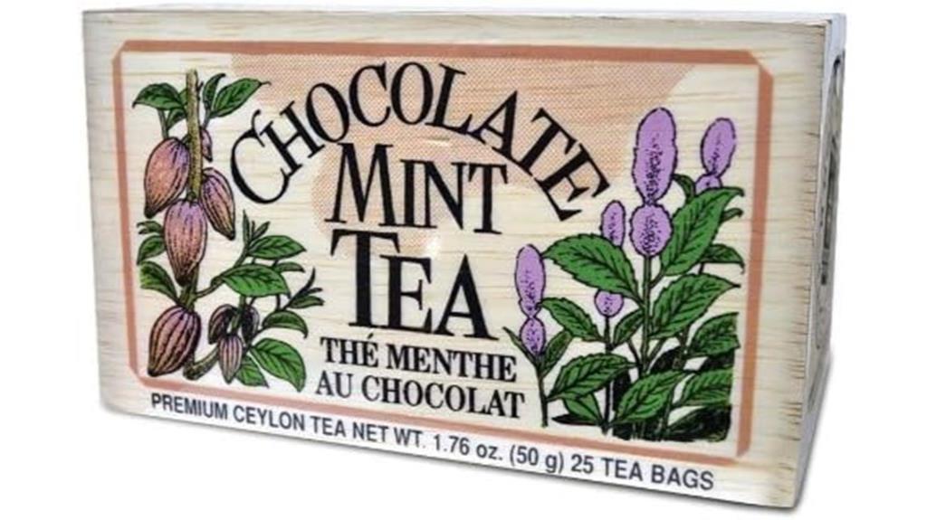 chocolate mint tea bags