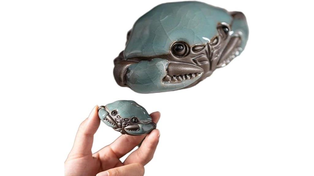 chubby crab tea decor
