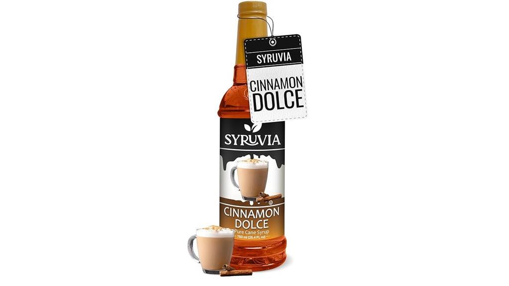 cinnamon dolce coffee syrup