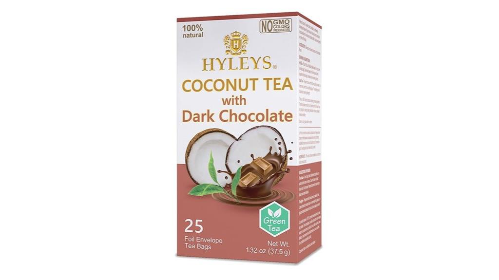 coconut chocolate tea bags