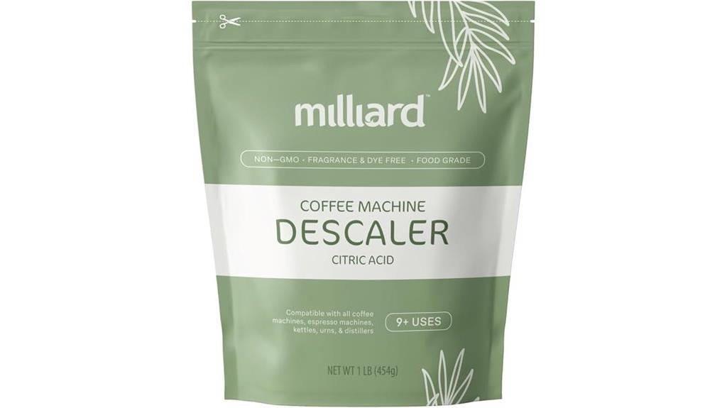 coffee machine descaling powder