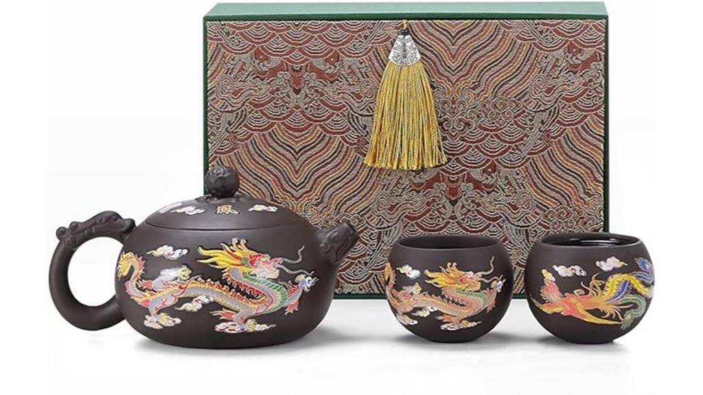 color changing clay teapot