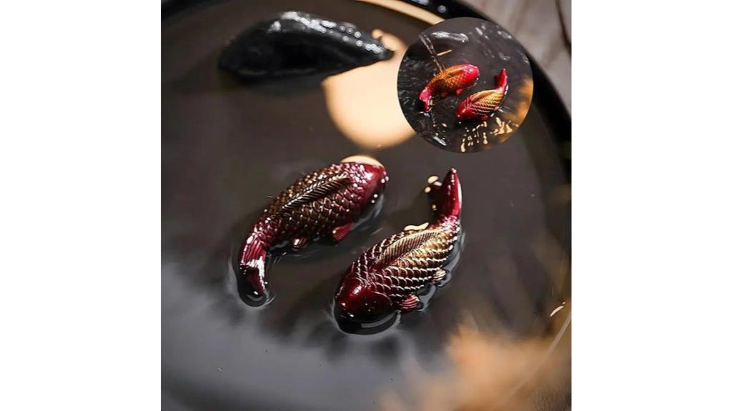 color changing fish figurine