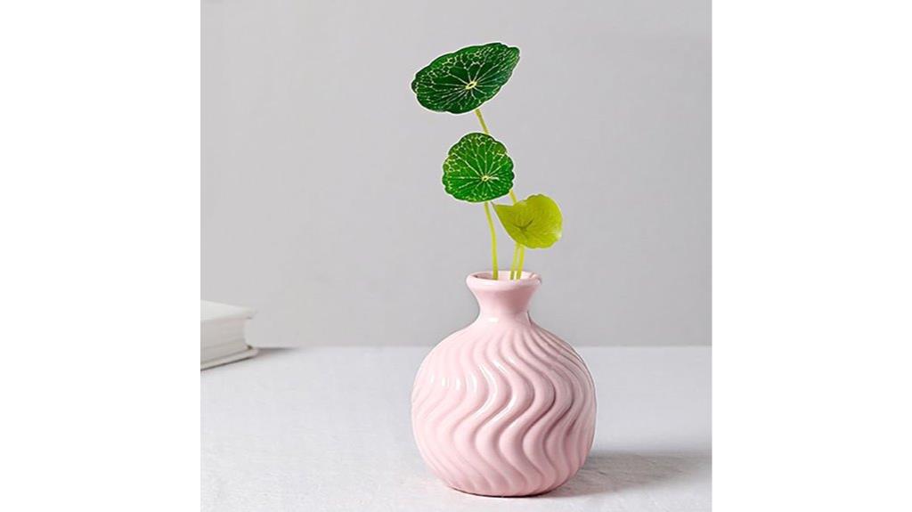 colorful ceramic flower vase