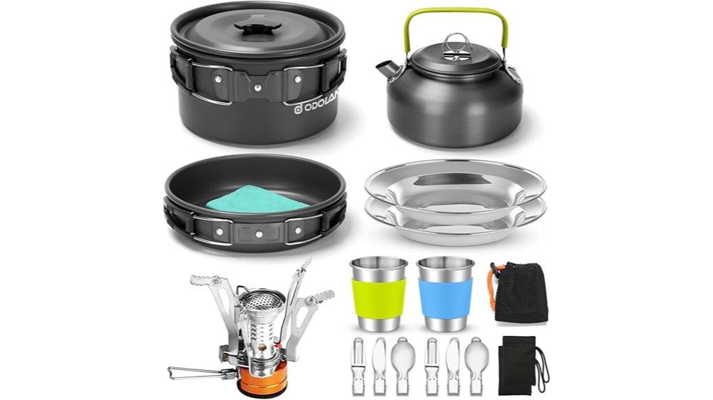 compact camping cooking kit