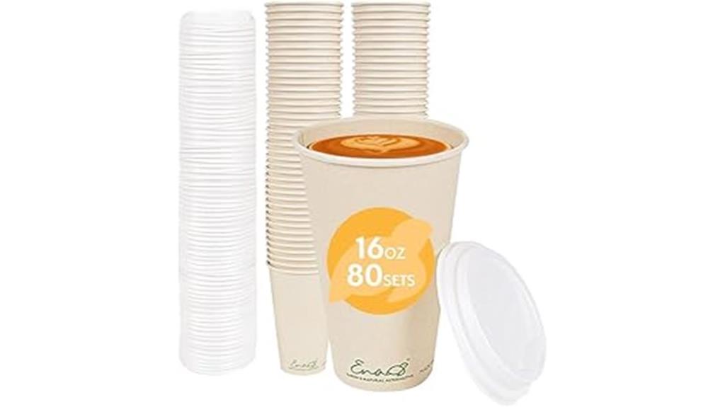 compostable 16oz coffee cups