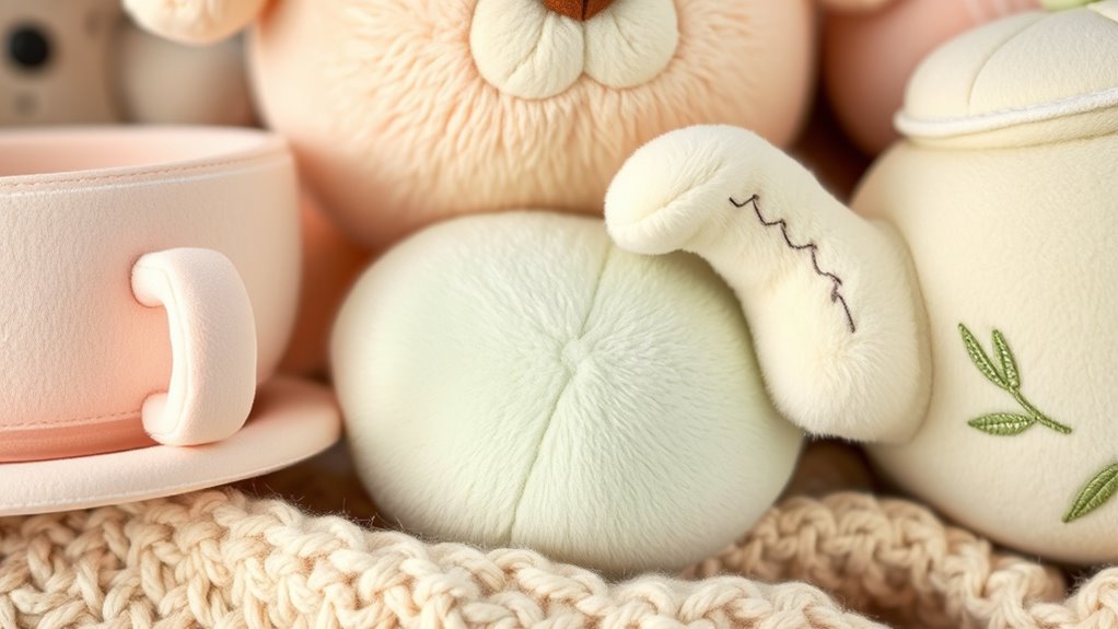 cozy tea scented plush