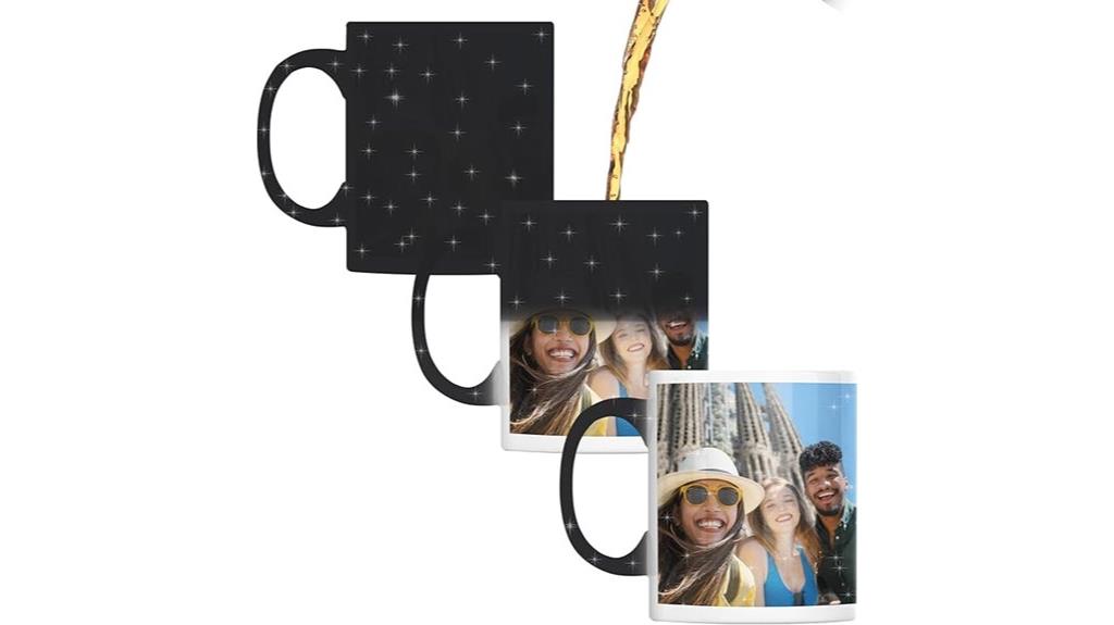 custom photo heat mug
