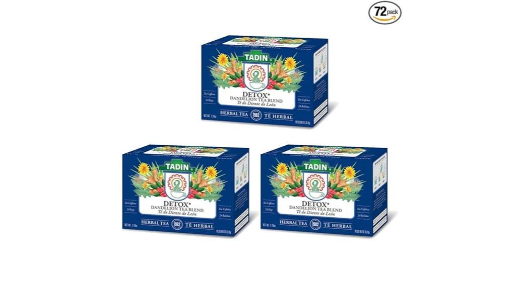 detox dandelion tea pack