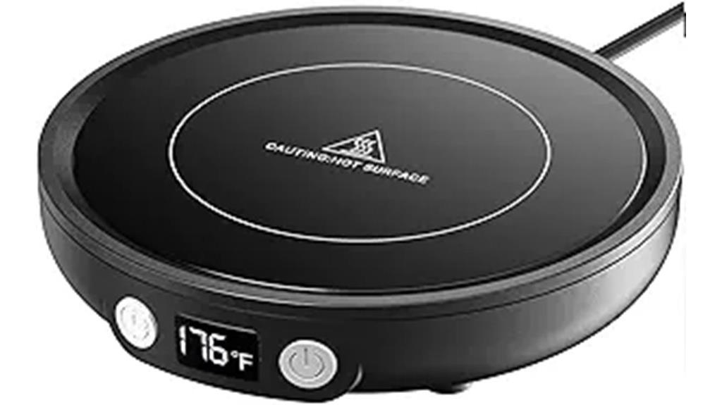 digital mug warmer auto shutoff
