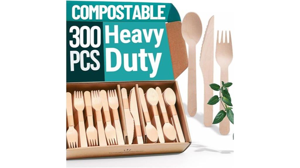 disposable fsc certified wooden cutlery