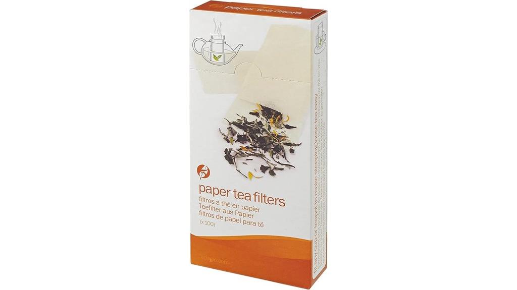 disposable paper tea filters