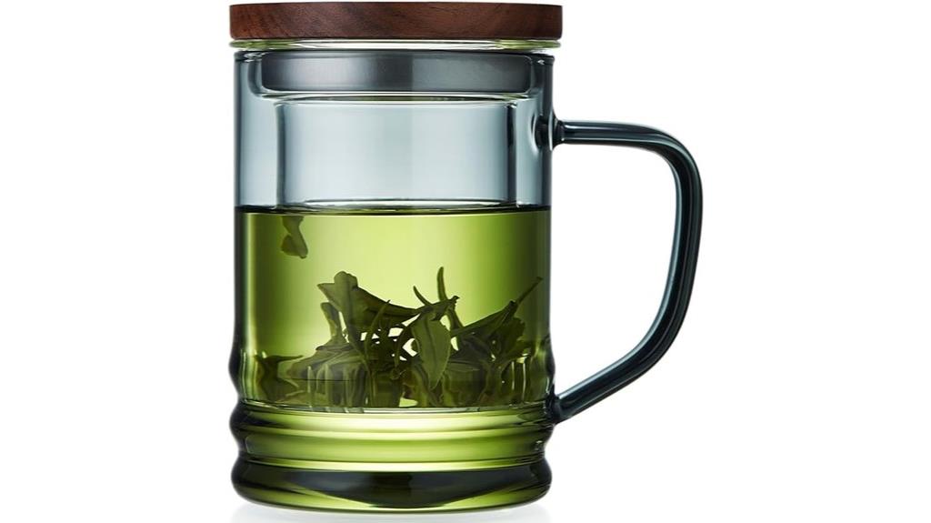 durable glass tea cup