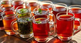 durable stylish glass tea mugs