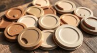 eco friendly compostable tea lids