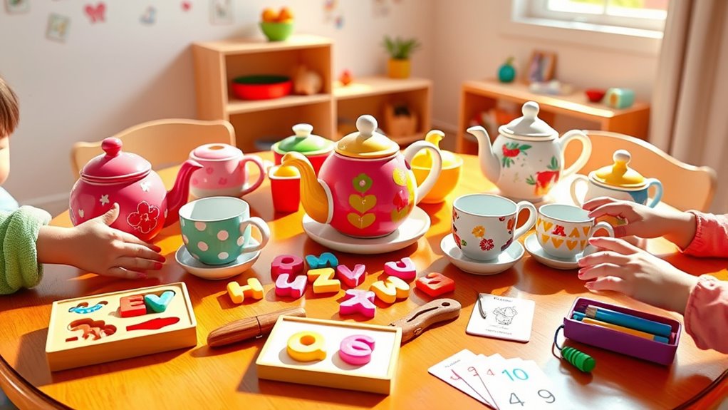 educational tea party toy list