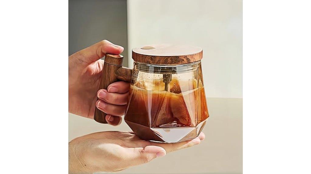electric glass coffee mug