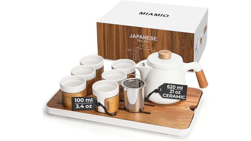 elegant 6 piece tea set