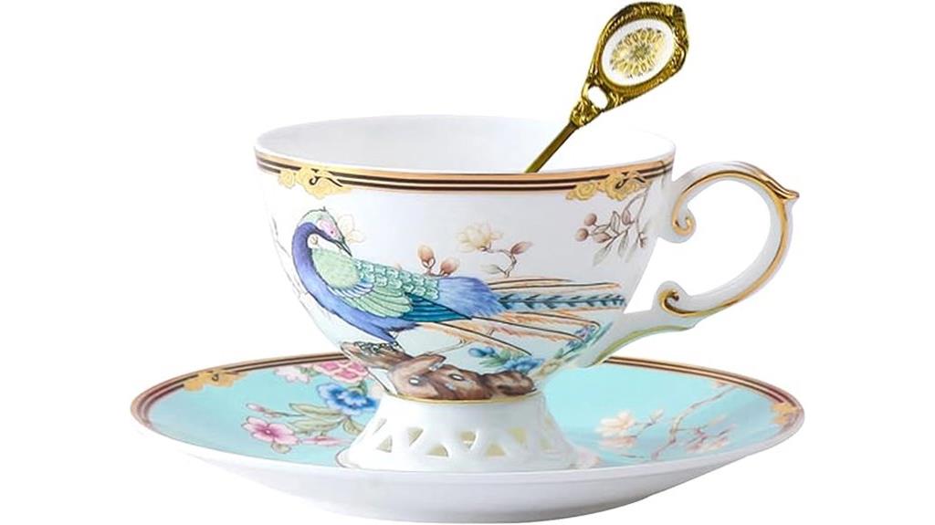 elegant bone china set